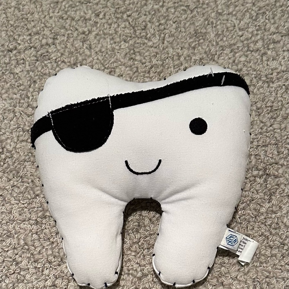 Pottery Barn Kids Pirate Tooth Pillow